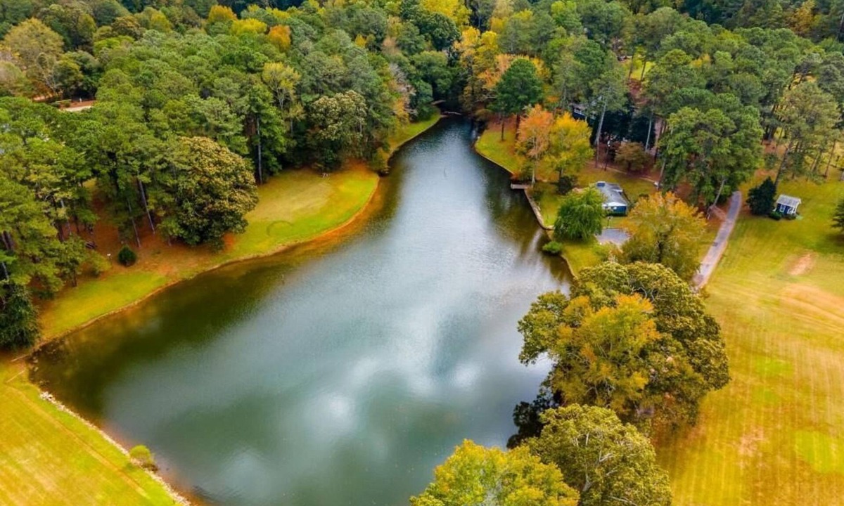 Hampton House | 12-Acre Oasis: Picturesque Lakefront Sanctuary near ATL