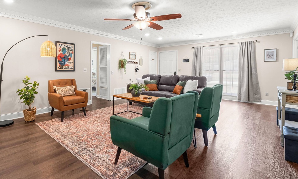 Fortson House | Charming home in Columbus-Great for Families! 15 Mins to Ft Benning & City Ctr.