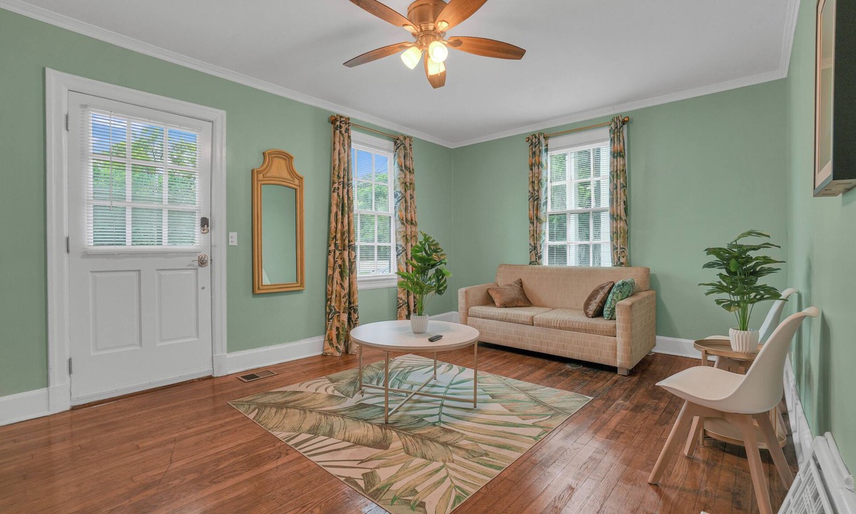 Montgomery Apartment | Cozy Green Haven, 1BR Flat Minutes from Downtown