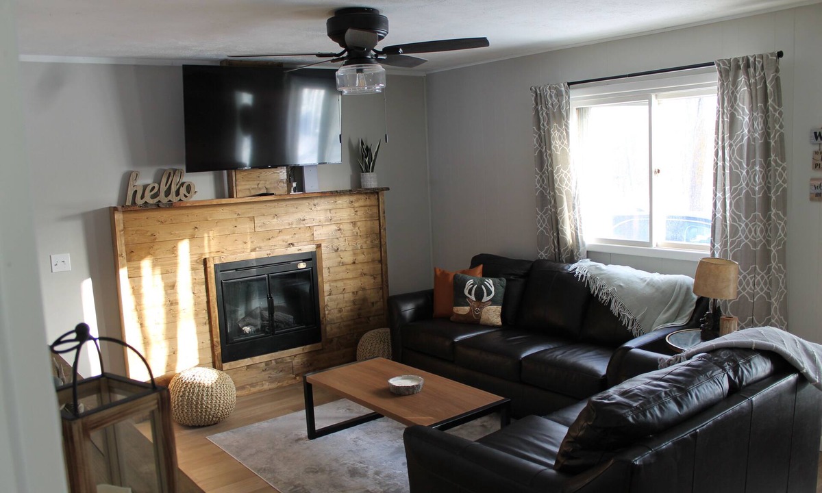 Gaylord Cabin | Deer-View Cabin - Remodeled Cabin with Spacious Yard and Cozy Living