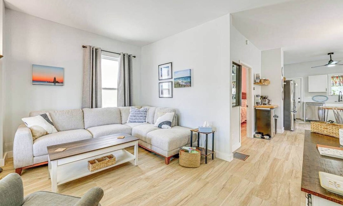 Manistee House | Family-Friendly Retreat near Manistee Riverwalk - dogs allowed