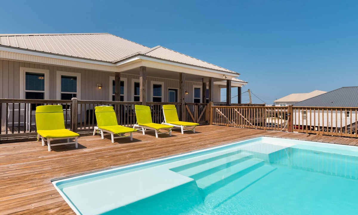 Dauphin Island House | Family Tides | Pool, on west end. Nightly Sept stays