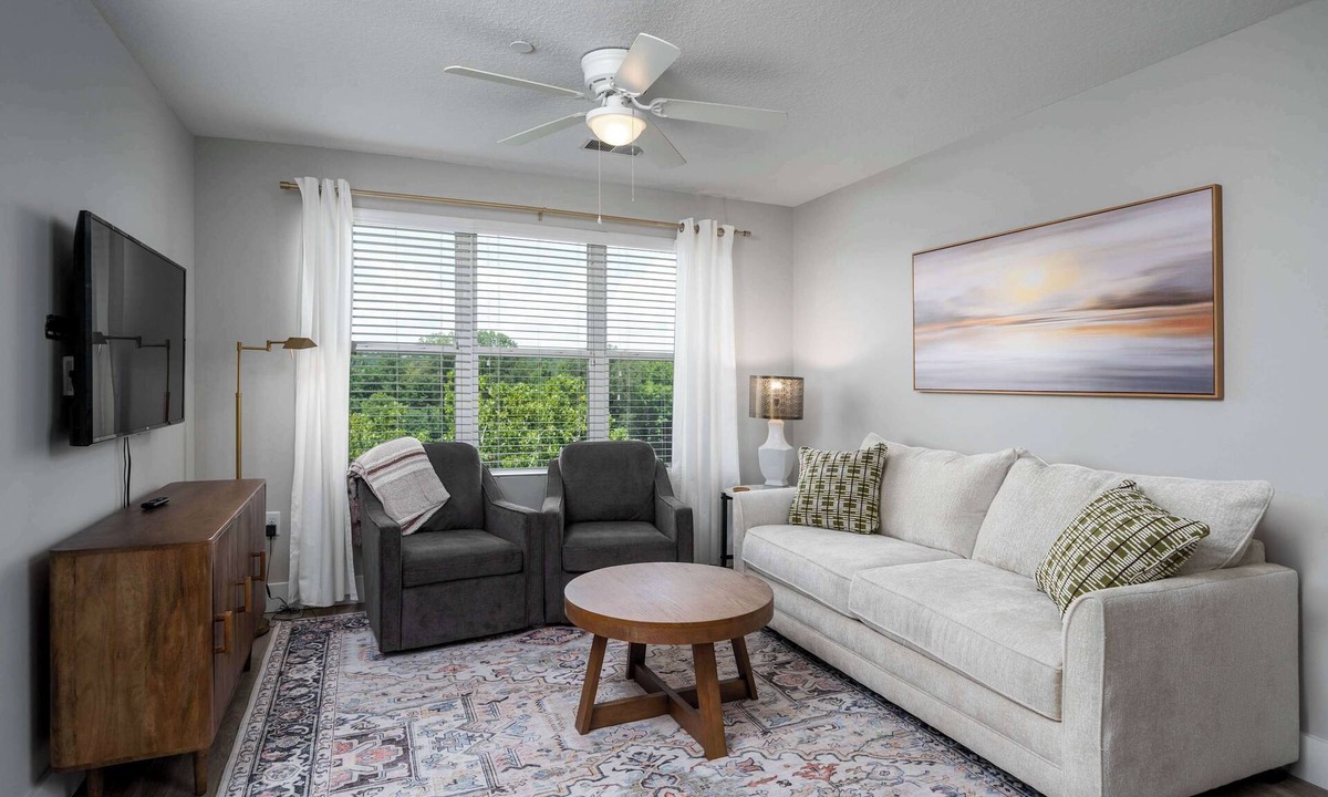 Tuscaloosa Apartment | Fourth & River - Top-Floor condo with River Views - 3 King Suites