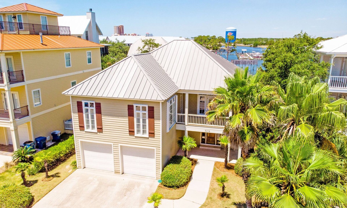 Orange Beach House | Gorgeous Home on Cotton Bayou in Gated Community across from the Beach!