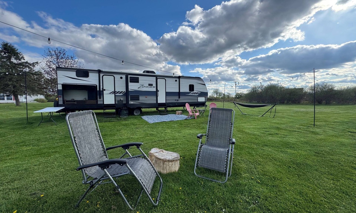 Shaftsburg House | Haven on Wheels- Cozy Travel Trailer Getaway in Nature