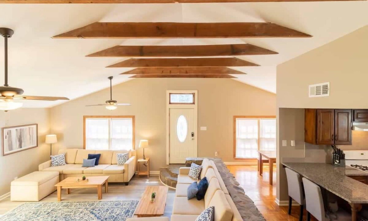 Columbus House | Interior Stonework, Great Spot- Delightful Doubles