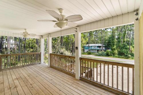 Dauphin Island House | Inviting home near the beach with balcony full kitchen central AC & W&D