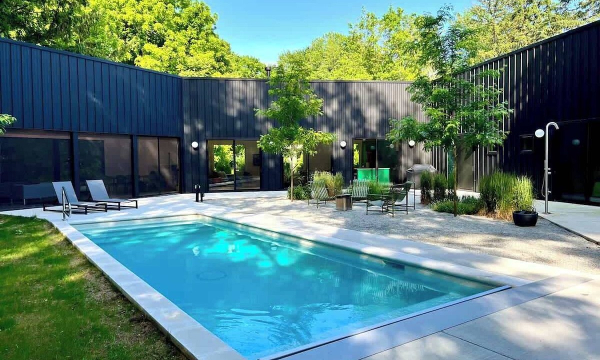 Harbert House | Juniper Presents: Harbor Country Meets Modern- Pool, HotTub, EV Charger