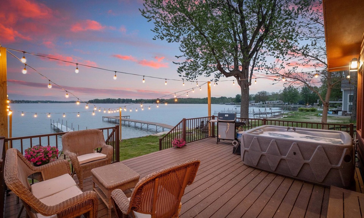Lake Odessa House | Lakefront Cottage-Kayaks, Hot Tub, Firepit & Dock