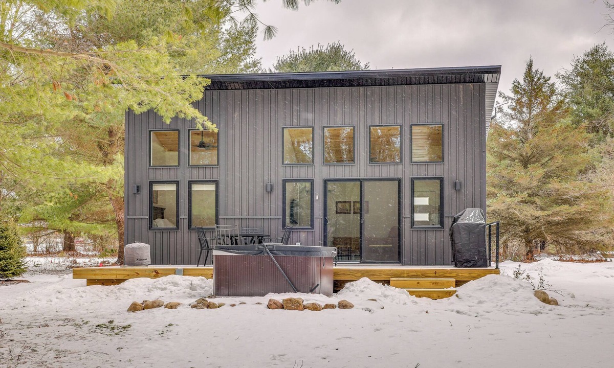 Paris House | On-Site Trails & Trout Stream! NW Michigan Escape