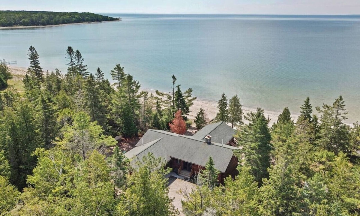 Alpena House | Private Lake Huron Retreat with 200’ of Shoreline, 1.4 Acres & Water Views
