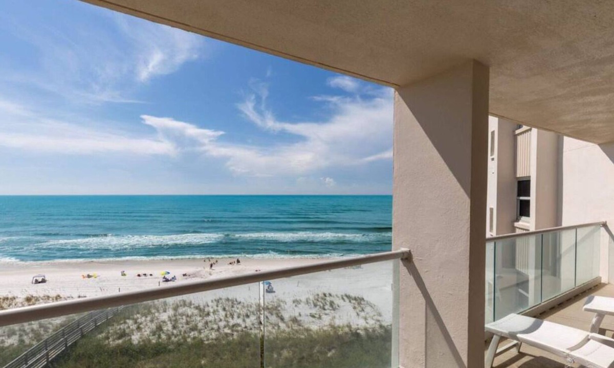 Pensacola Beach Condo | Regency Towers 703 West Tower large balcony- It’s Time to Book your Vacation!