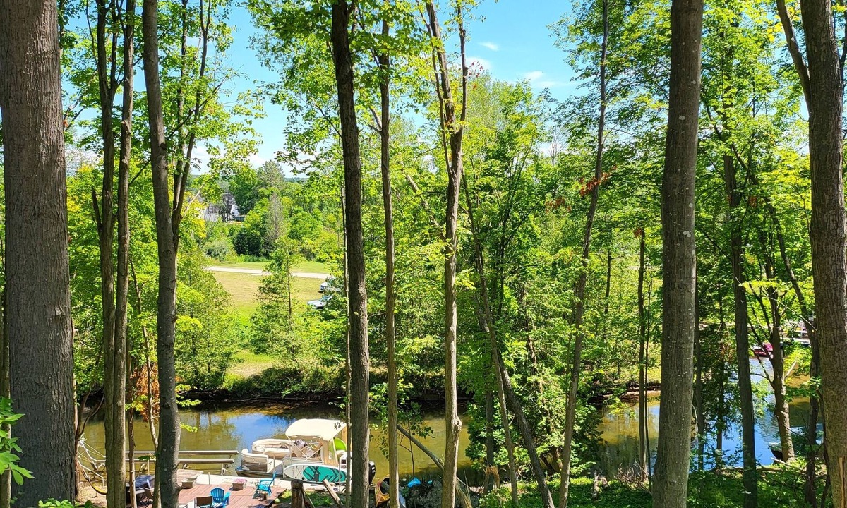 Bellaire House | Riverfront in Downtown Bellaire - Year Round Fun! Boat/Golf/Bike/Ski/Fish/Hike