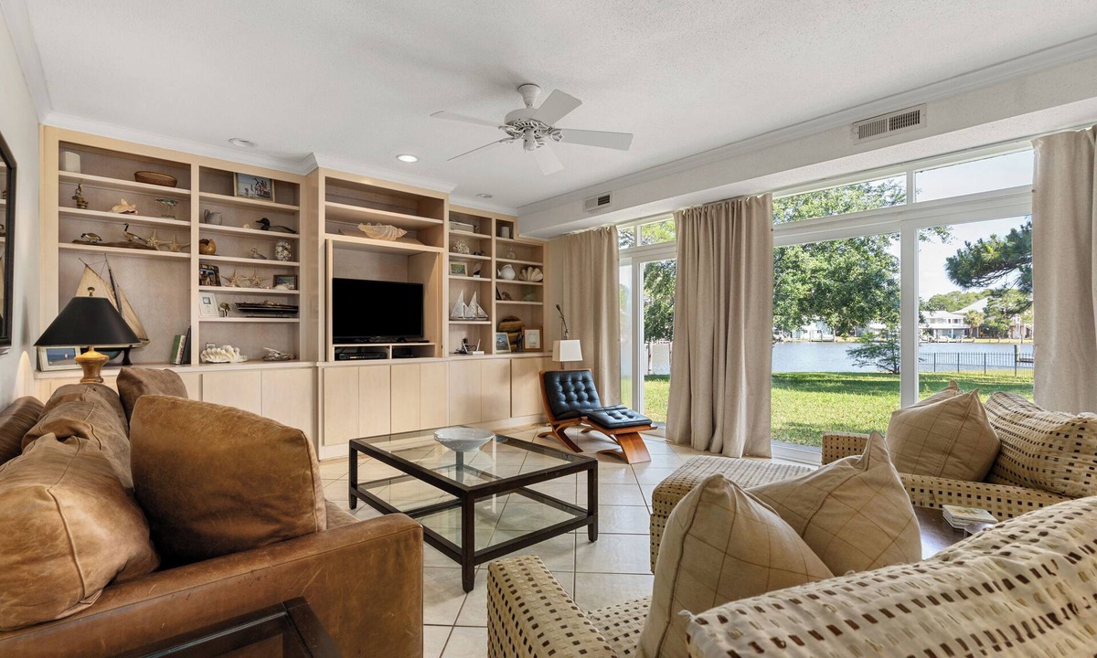 Dauphin Island House | Stair-free home directly on bay with dock, monthly rentals welcome
