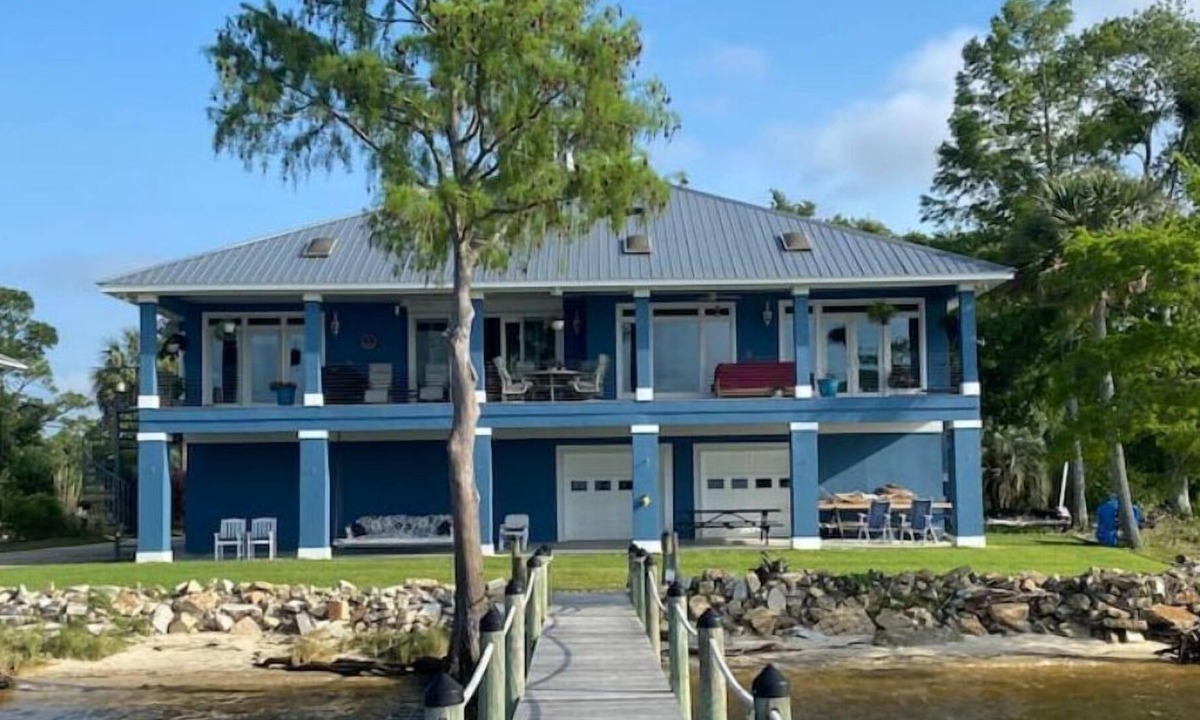 Florida Panhandle House | Waterfront Luxury Retreat. Bring your boat and or jet skis.