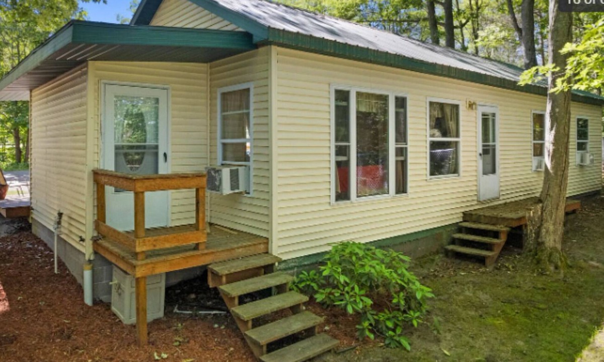 Gaylord Cabin | "West View Cabins" on Ostego Lake - Cabin #1 - Waterfront and on Trail 7
