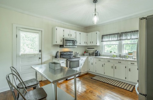 St. Elmo Improvement League House | 2 bedrooms, 1 bath, cozy kitchen, living room and game room/multipurpose room.