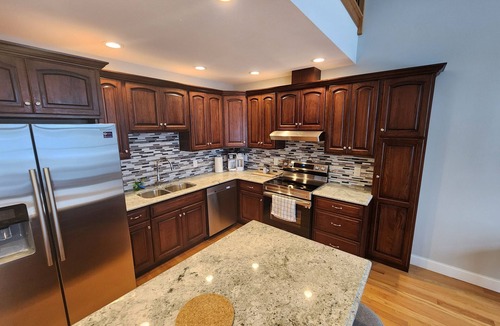 Ludington Condo | #2 Lakefront Hamlin Lake Retreat - Sleeps 10