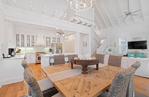 Watercolor House | 2 minute walk to the Beach. Private Heated Pool. New 2026 6 Seater Golf Cart.