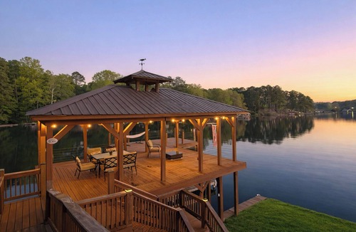 Titus Cottage | 2-tier Dock w/Lift! Jordan Lake Family Retreat