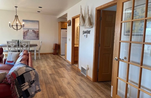 Frankfort Condo | 3-bdrm in Charming Downtown Frankfort!Overlooks marina. 2 blocks from Lake Mich!
