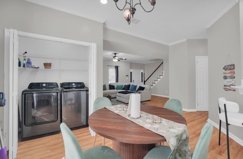 Gunter Afs House | 4 Bedroom House with Fast Wifi, Game Room, Fireplace, 2 King Beds, Grill, Office