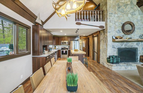 Michaywe House | 5BR Gaylord Cabin | Game Room, Pool & Hot Tub Access