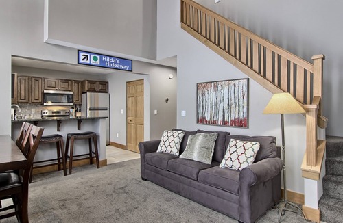 Boyne Falls Condo | 610 Disciples Village | Slopeside on Boyneland - 5BR | Ski Locker | Fireplace