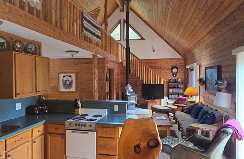 Irons Ski Chalet | Amazing location in Irons Michigan is the fabulous Cool Creek Chalet.