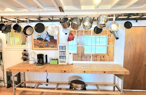 Laurium Cabin | Artistry view of Lake Superior in authentic cottage will have you refreshed