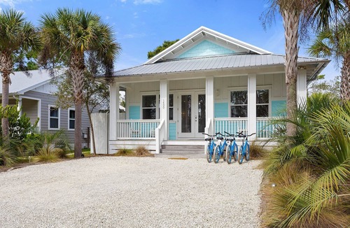 Grayton Beach House | Backyard Bliss - Heated Private Pool, Hot Tub, Bike to Shops, Beach and Dining!