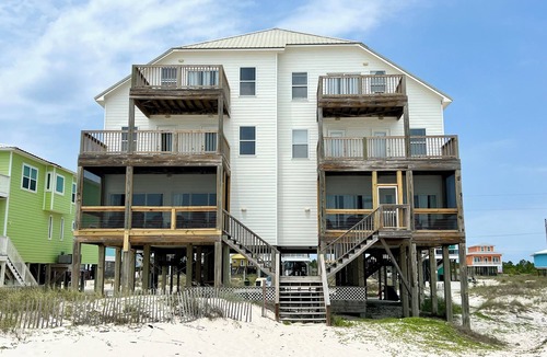Fort Morgan House | Bar Harbor West - 6 Bedroom Gulf Front Duplex, Sleeps 14