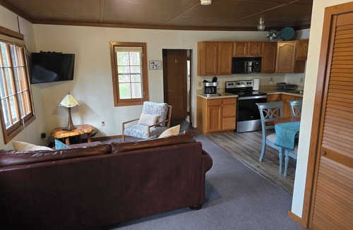 Mayfield House | Beachfront 1-bedroom home, 15-min. drive to Traverse City. Private and peaceful