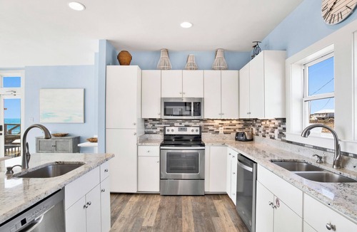 Surf Side Shores House | Beachfront Fort Morgan Oasis | Private Pool | Screened Porch