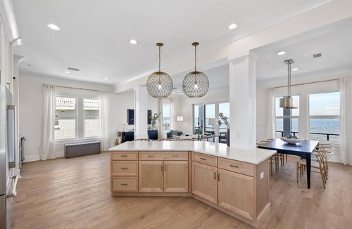 Pensacola Beach House | Beautiful 5 Bedroom, 4 Bath Waterfront Home w/Saltwater Pool! Pet Friendly!