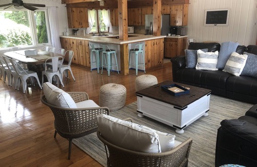 Twin Lake House | Beautiful beach house, luxury family retreat - 227 ft sandy beachfront! Hot Tub!