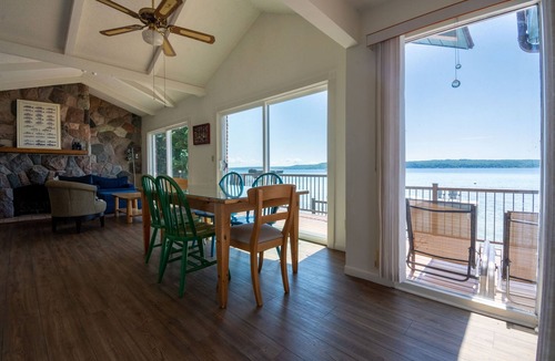 Lake Township House | Beautiful Crystal Lake Waterfront, Central AC, Dock, Kayaks, Paddleboards
