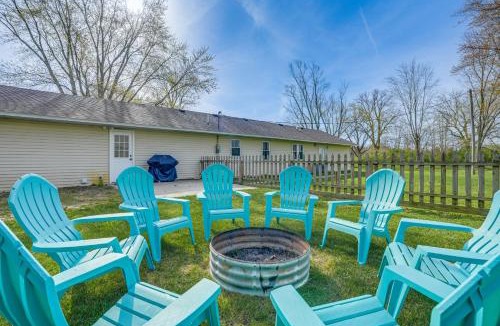 Riverside House | Benton Harbor Home w/Fire Pit - 2 Mi to Beach!