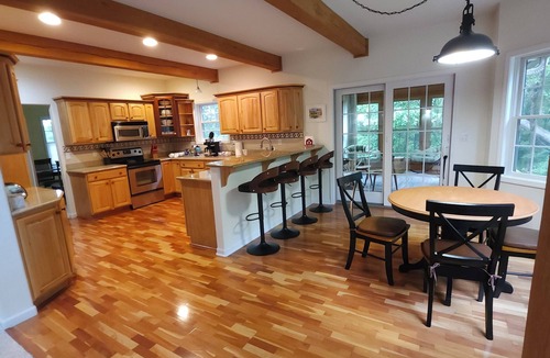 Brooklyn Cabin | Big Timbers on South Lake - Private 4-Acre Lakefront Retreat Timber Frame Luxury