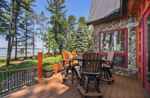 Higgins Lake Cottage | BRAND NEW LISTING Whispering Pines Lodge ON Higgins Lake, beautiful sunsets!