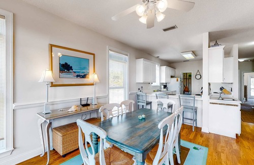 Audubon Place Condo | Bright duplex with two full kitchens, large decks, and private washer/dryers
