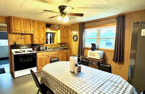 Grand Marais House | Cabin & bunkhouse on M-77 close to town Grand Marais, heated garage, parking