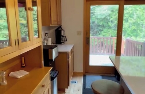 Manistique House | Captain's Watch: Savor Summer with Private Beach Access and Lake Views