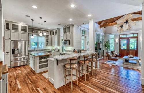 Forest District House | Coastal Elegance: with Private Pool, Bikes, Golf Cart and WaterColor Beach Club Access.