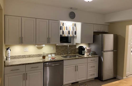 Lansing House | Cottage11: 2 Bedroom-3 beds. Laundry, Sleeps 6. Park right at your Entry Door.