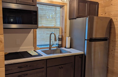 Alden Cabin | Cozy 2 Bedroom Cabin in Serene Bellaire/Alden with LakeViews-Bumbleebee Bungalow