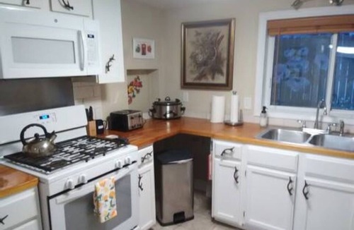 Alanson House | Cozy 3-bedroom, 2 bath Cottage w/Central Heat, Gas Fireplace, AC and privacy