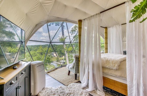 Rogersville Apartment | Creekside Glamping Dome in Rogersville w/Patio