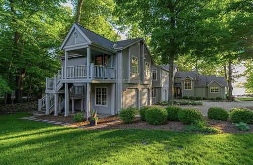 Culver House | Culver/Lake Maxinkuckee East Shore family home, Beautiful sunset views!