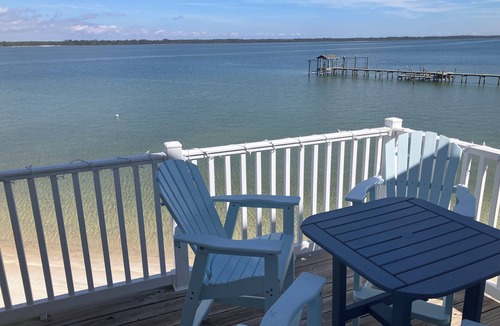 Alligator Point House | Directly on the water, great sunrise and sunset.50% off monthly rate fall/winter